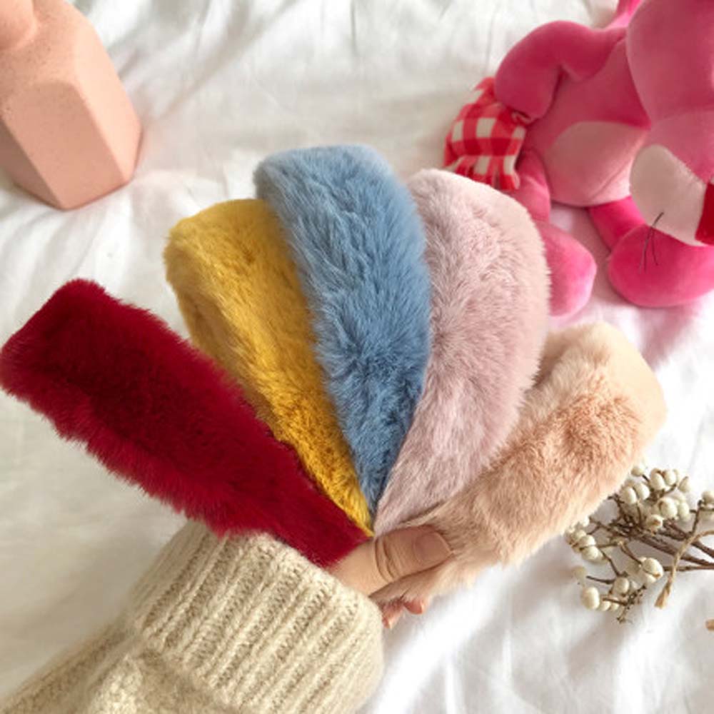 Băng Đô Lông Thỏ Xinh Xắn Dành Cho Nữ