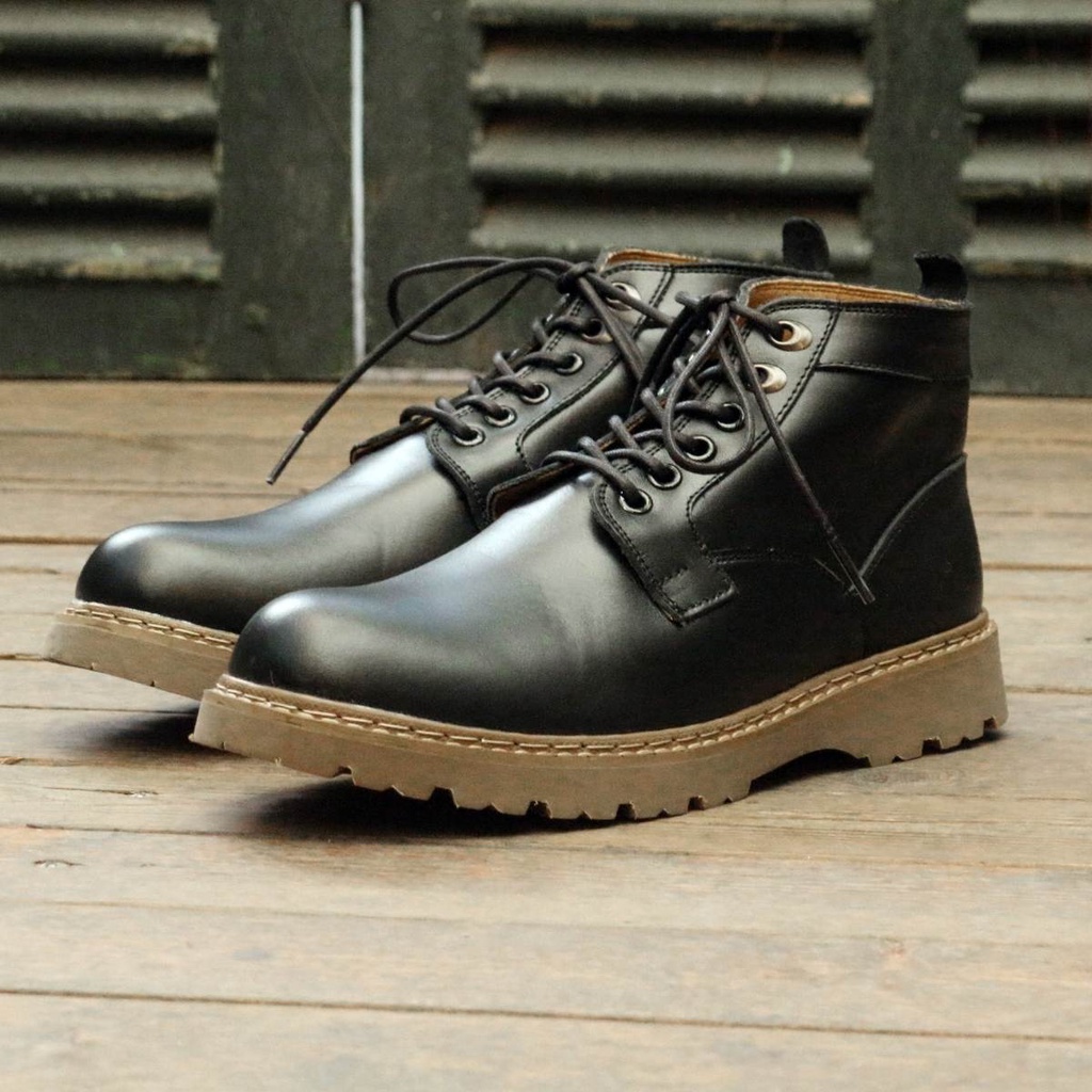 Giày da nam Đốc nam cổ lửng Doc.022 Da Bò Nhập khẩu Lucas Shoes bảo hành 1 năm | BigBuy360 - bigbuy360.vn