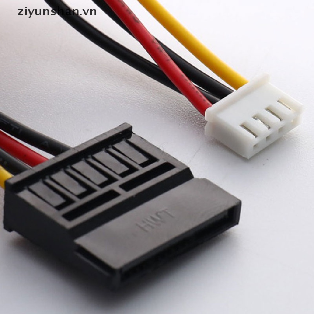 Dây Cáp Chuyển Đổi Nguồn Ổ Cứng ziyunshan SATA 15 Pin Female Sang 4 Pin Female FDD