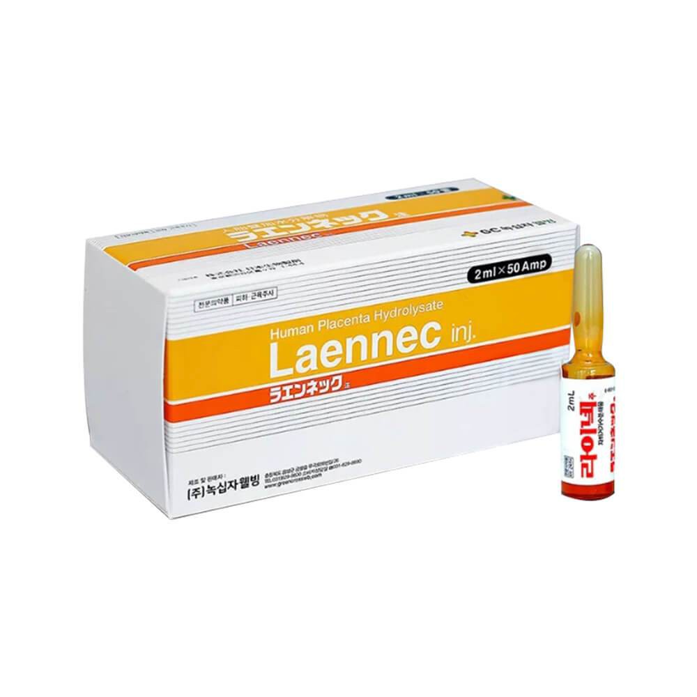 lẻ 1 ống Tế bào gốc nhau thai tươi Nhật Bản Laennec Placenta Injection 2ml date xa