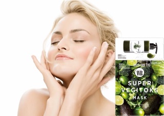 Mặt nạ thải độc rau củ Super Vegitoks Mask 6 miếng Hàn Quốc
