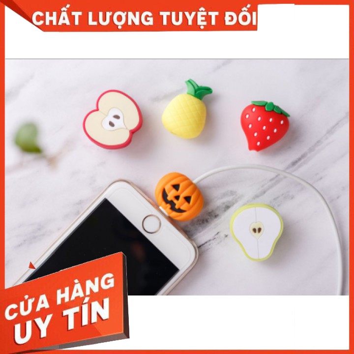 ☘️15 MẪU HOA QUẢ ĐỂ LỰA☘️ Phụ kiện bảo vệ đầu sạc cáp tai nghe chống đứt gãy dây cho iphone | BigBuy360 - bigbuy360.vn