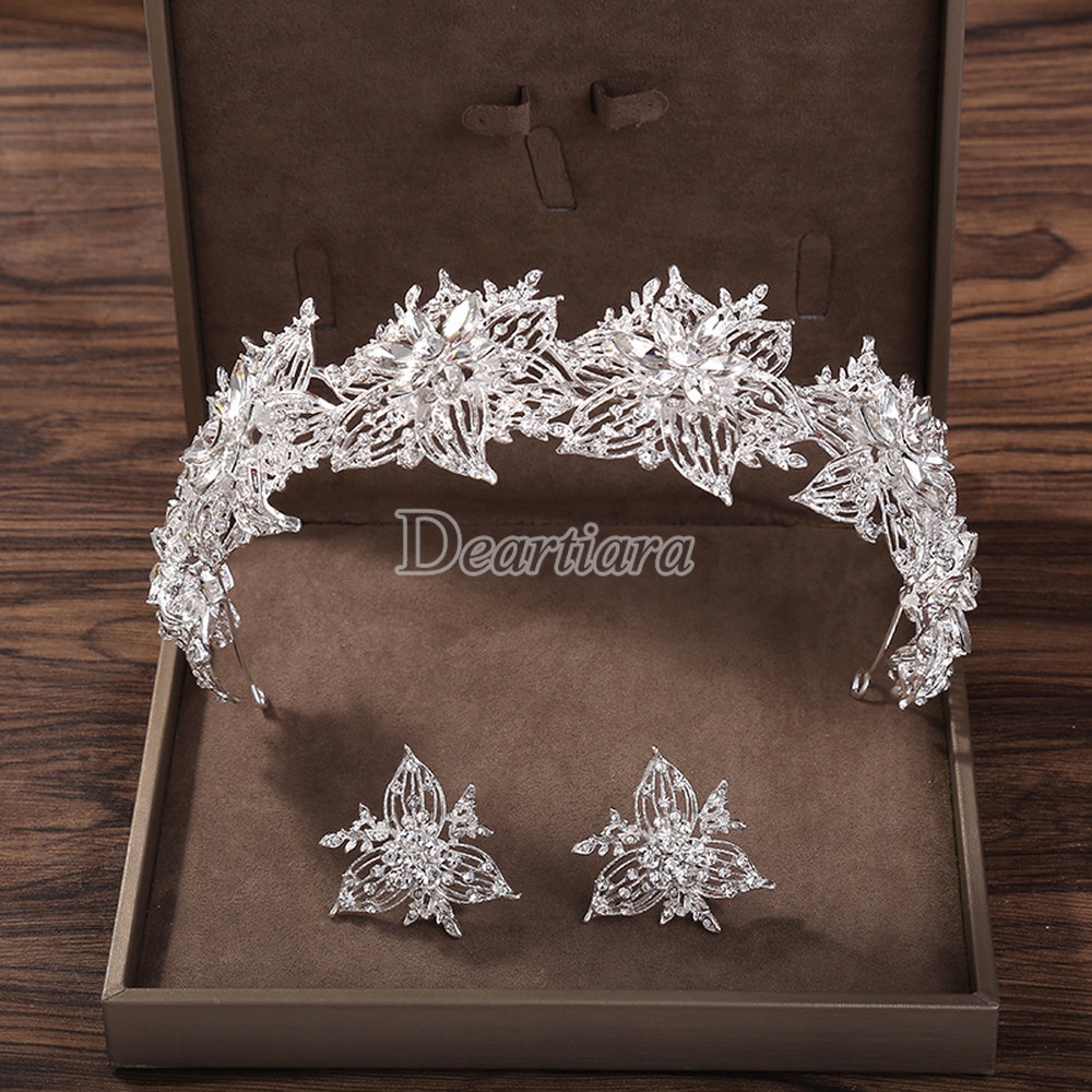 Cài Tóc Hình Vương Miện Đính Đá Thời Trang