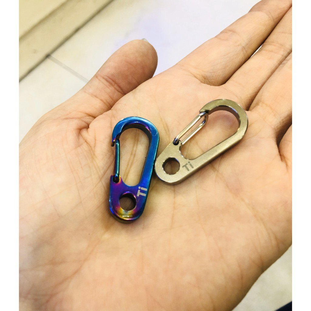 Carabiner EDC Titanium 35mm