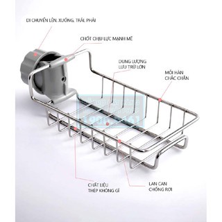 Giá treo bồn rửa bát inox 304 cao cấp