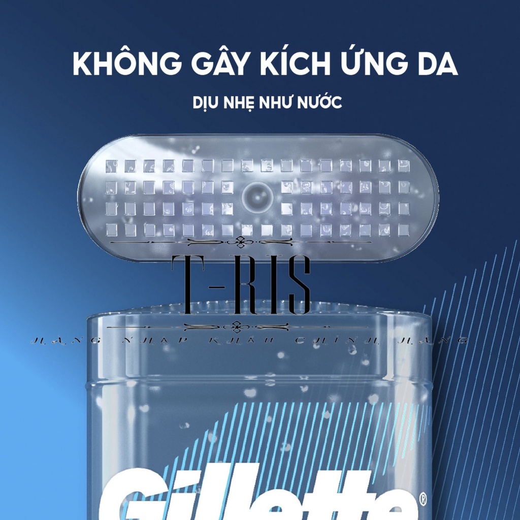 [USA] Lăn khử mùi Gillette mẫu mới 107g dạng  Gel trong suốt| Cool Ware| Arctic Ice| Sport |-Nhập khẩu chính hãng P&amp;G Mỹ