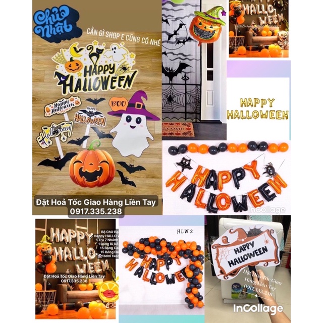 Bóng Halloween Trang Trí Lễ Hội Thêm Phần Sinh Động