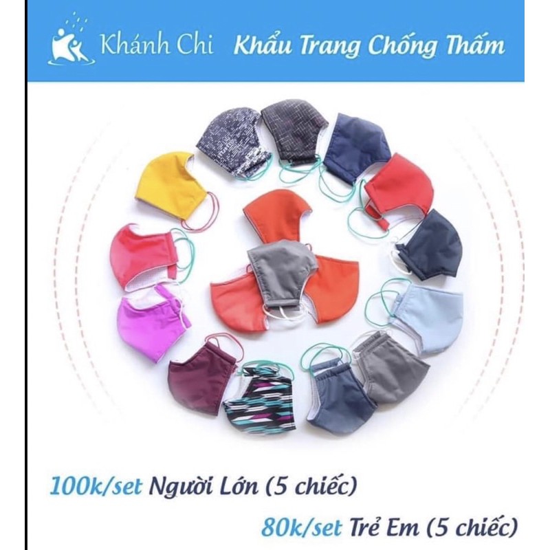 KHẩu trang chống nước đi mưa thoáng khí Khánh Chi | BigBuy360 - bigbuy360.vn