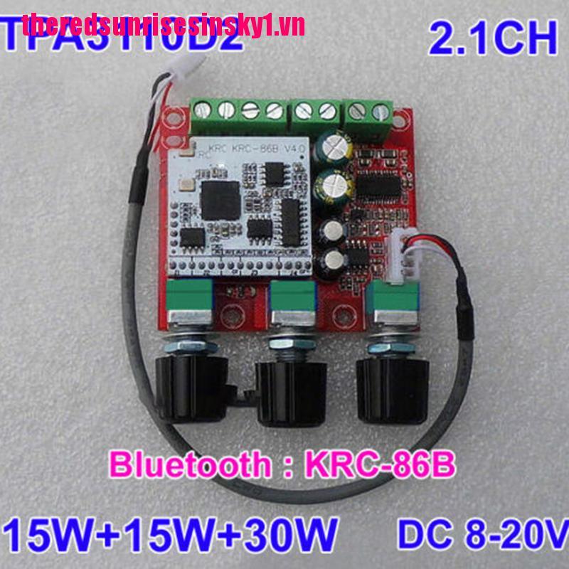(3C) Bo Mạch Khuếch Đại Âm Thanh Bluetooth Tpa3110 Class D 30w + 2x15w 2.1 Amp Dc 12-24v
