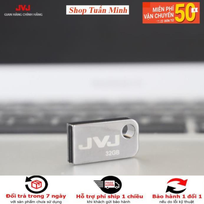 USB JVJ FLASH S2 16GB/32GB/64GB siêu nhỏ- USB 2.0, tốc độ upto 100MB/s chống nước, bhành 2 năm , chất lượng
