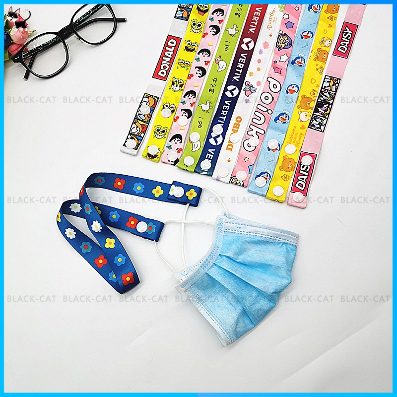 Dây Đeo Mặt Nạ Kiểu Hoạt Hình Chống Thất Lạc Tiện Dụng