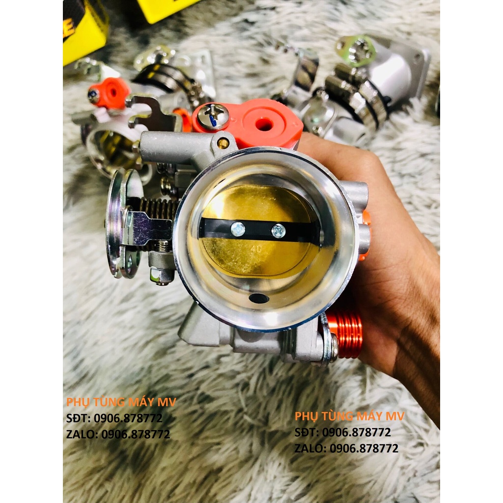 Họng xăng Oval Fasstek CNC size 34.36.38.40mm cho xe Ex150. Yêu Thích ❤️❤️❤️
