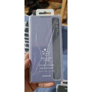 Bao da kháng khuẩn Smart Clear View Cover Samsung Galaxy S21 Plus