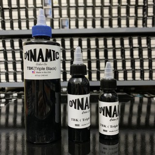 Mực xăm hình siêu đen dynamic TBK 1oz và 2oz