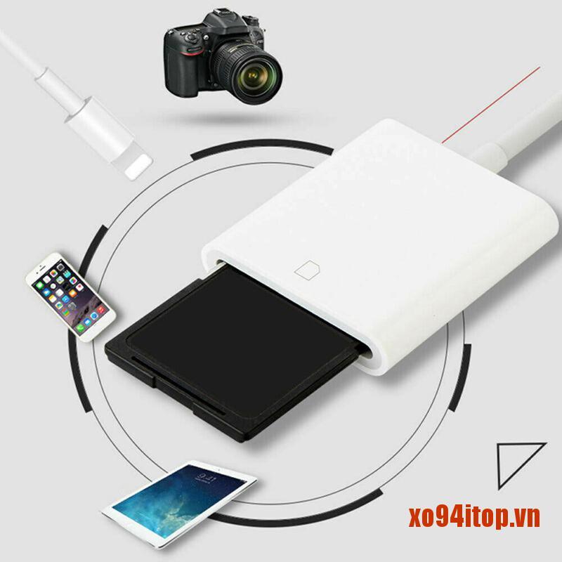 Đầu Đọc Thẻ Nhớ Sd Otg Cho Iphone X,Xs Max,8,9,10 Ipad Pro