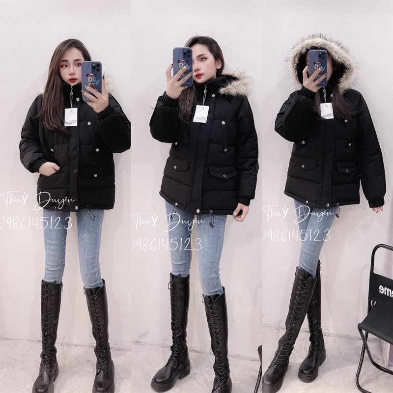 ÁO PHAO BÉO MŨ LÔNG. ẢNH THẬT | BigBuy360 - bigbuy360.vn