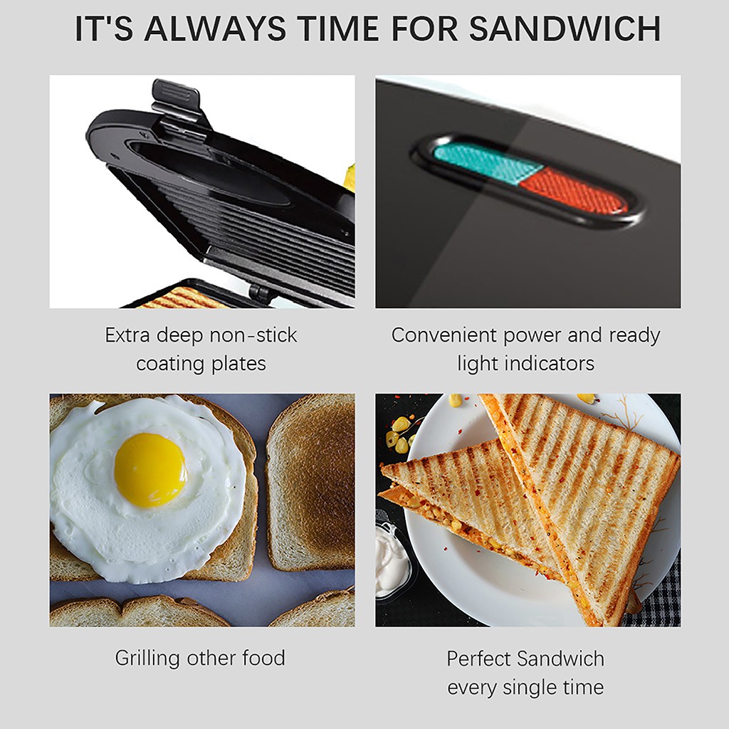 Máy Nướng Bánh Mì / Hamburger Bằng Điện Tiện Dụng