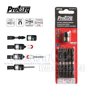 Bộ 5 mũi bắt vít protorq 65mm -vòng nam châm tới hạn impact double