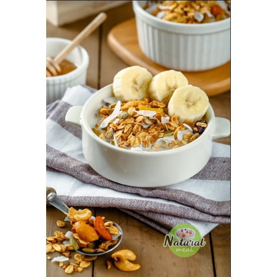 Ngũ cốc ăn kiêng nguyên vị, ngũ cốc giảm cân Granola gói 250g - B02 | BigBuy360 - bigbuy360.vn