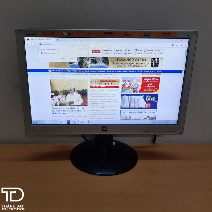 Màn hình máy tính 19 inch Led HP Compaq R191 cũ | BigBuy360 - bigbuy360.vn