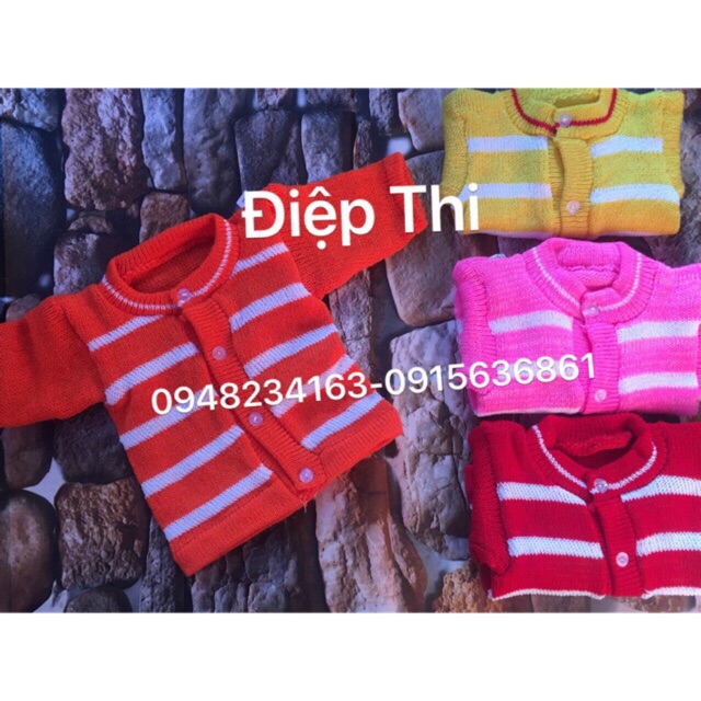 Áo len kẻ từ Ss-7kg