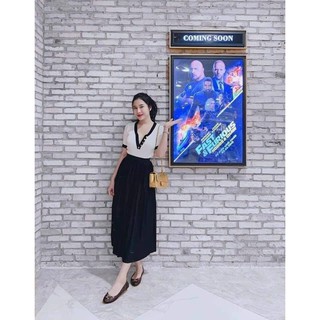 Chân váy DẬP LY CÁT HÀN dáng dài