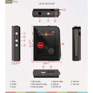 Máy nghe nhạc Lossless Ruizu A50
