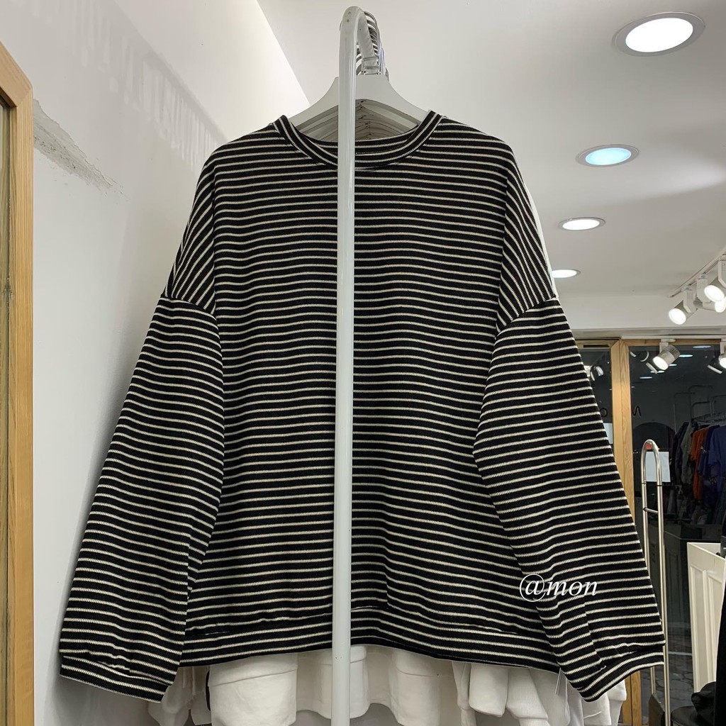 201077 ÁO NỈ KẺ TĂM BO VẠT | BigBuy360 - bigbuy360.vn