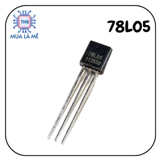 Ic 78l05 ic ổn áp 5v dòng tải 0.1a chất lượng tốt.