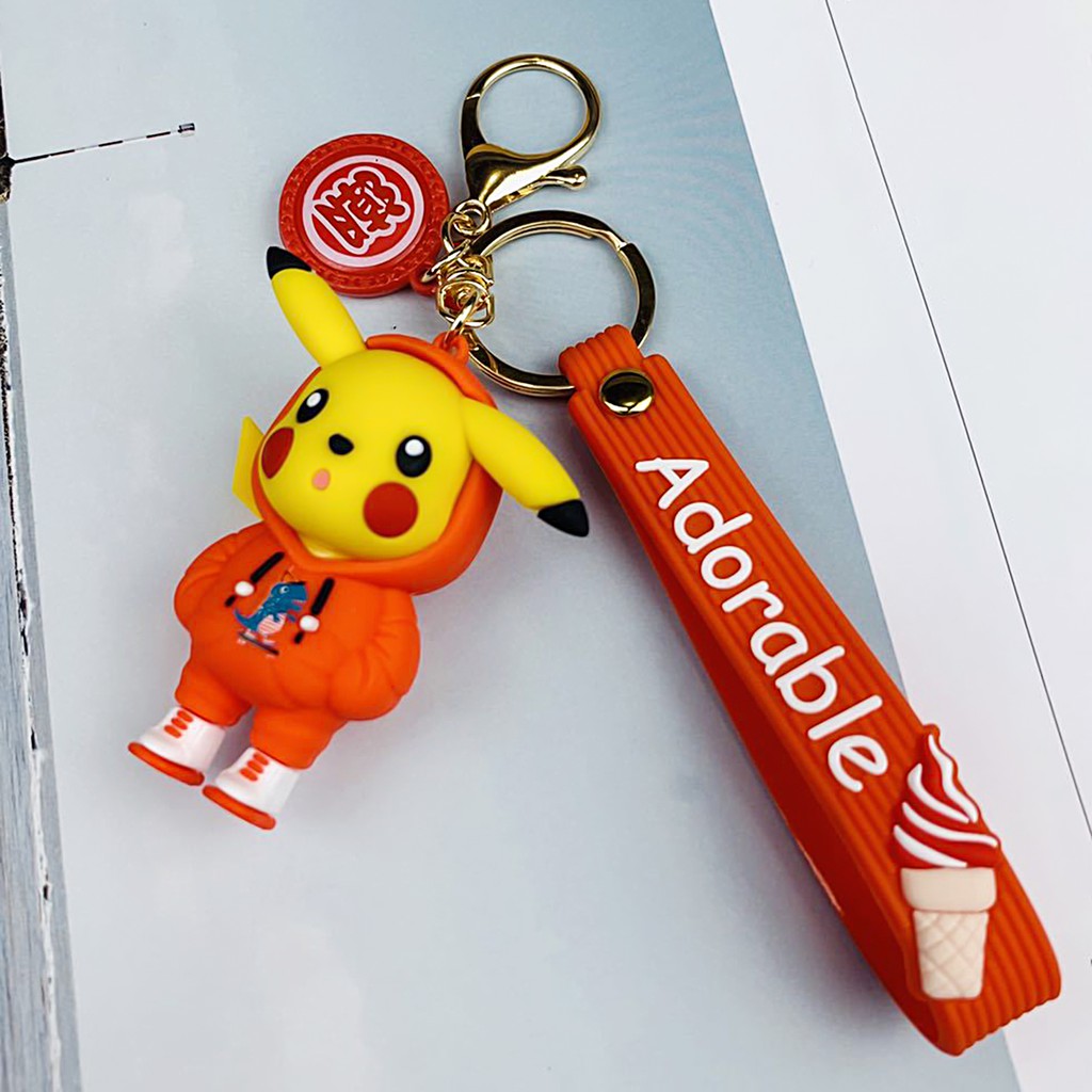 Móc Khóa Hình Pikachu Dễ Thương