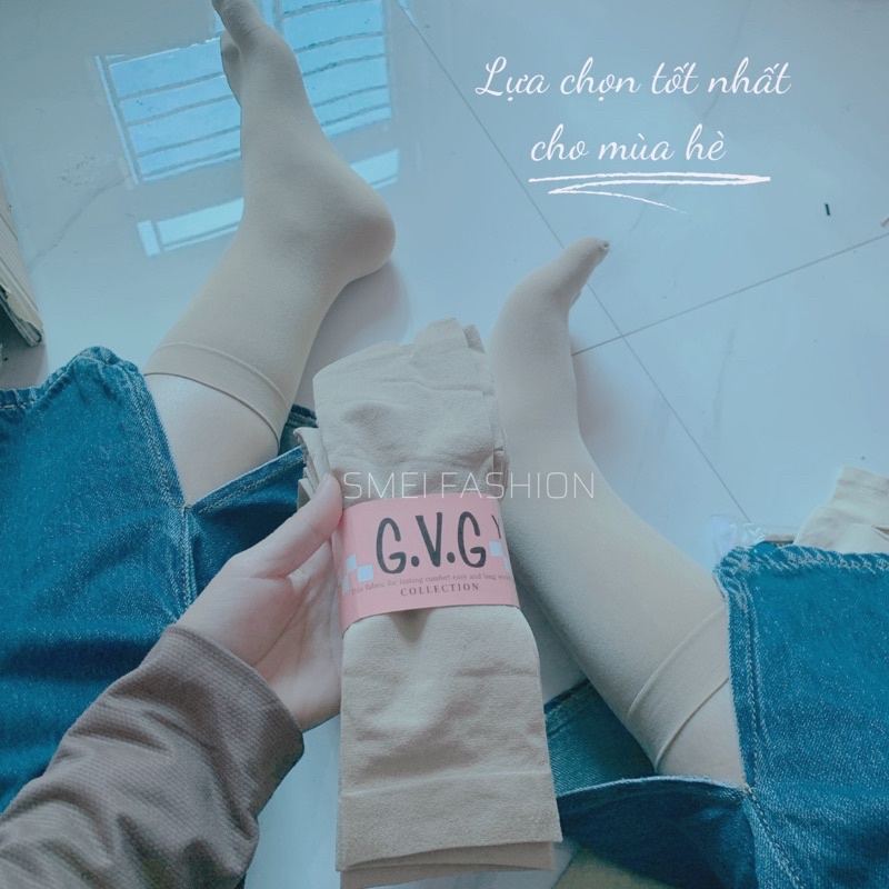 COMBO 10 đôi Tất Nữ xỏ ngón chống nắng, Tất Cổ Cao Da Chân Vải cotton dày dặn, mềm mịn cực êm chân GVG