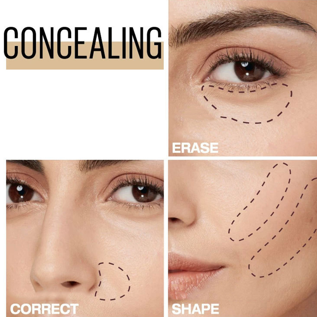 CODseller Dual Head Concealer Cover Stick Pencil Conceal Spot Blemish Cream Foundation Pen