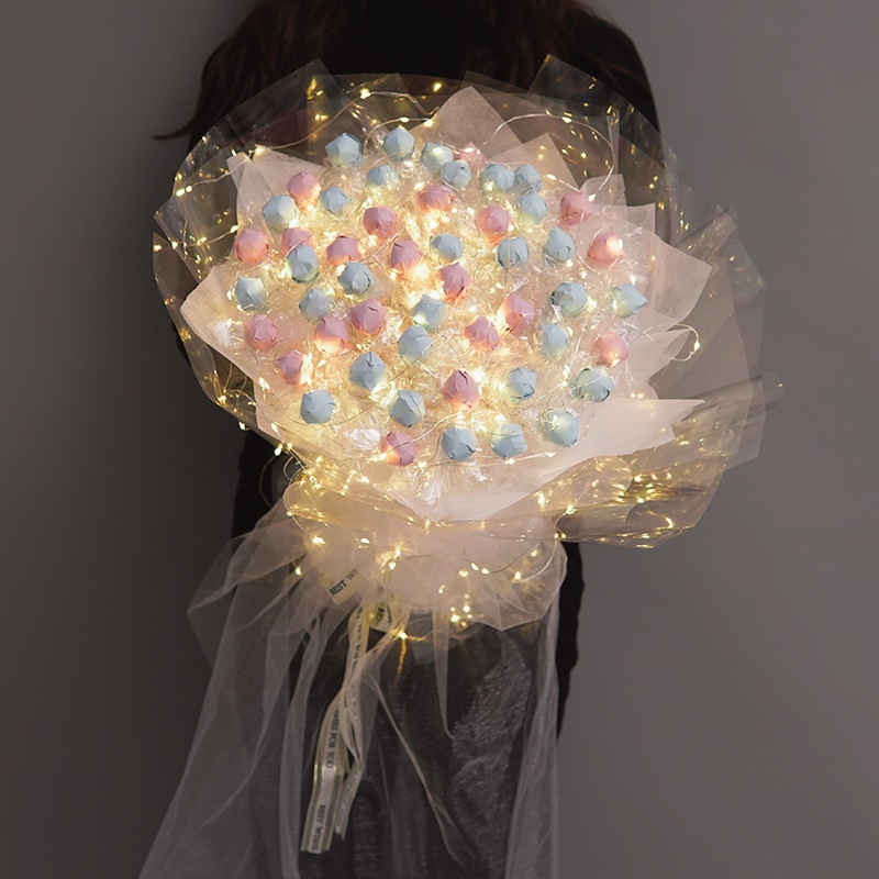 Bó Hoa Trong Suốt Sáng Tạo 520 Dùng Làm Quà Tặng Cho Bạn Gái 61