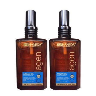 Tinh dầu dưỡng tóc Haneda Collagen phục hồi tóc hư tổn 60ml