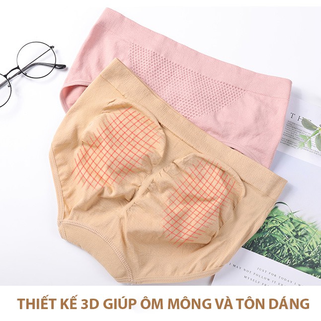Set 4 Quần Lót, Quần Chip Nữ 3D Xuất Nhật