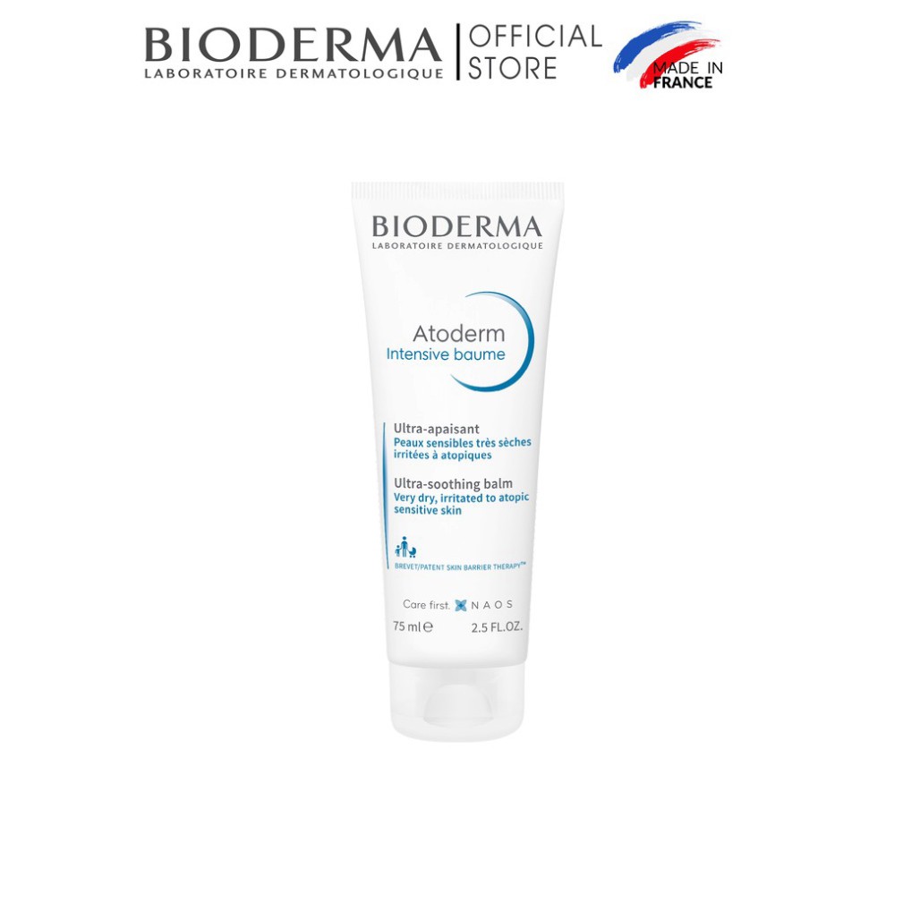 Kem dưỡng ẩm chuyên sâu cho da rất khô và viêm da cơ địa Bioderma Atoderm Intensive Baume - 75ml - 2083