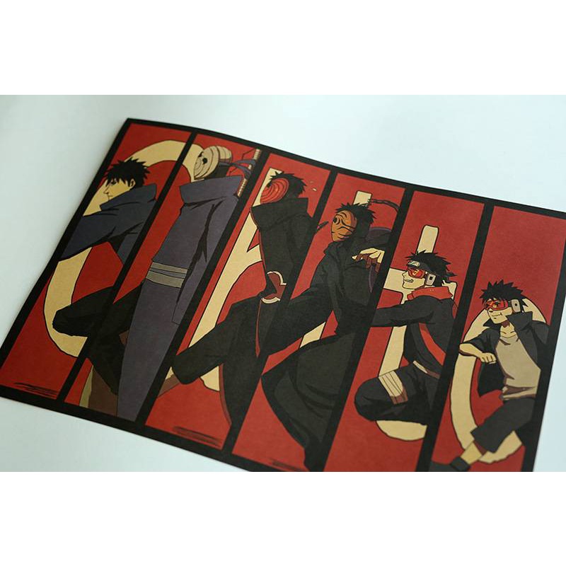 Áp Phích Phim Anime Naruto "Uchiha Obito 's Way" Kích Thước 50.5x35cm