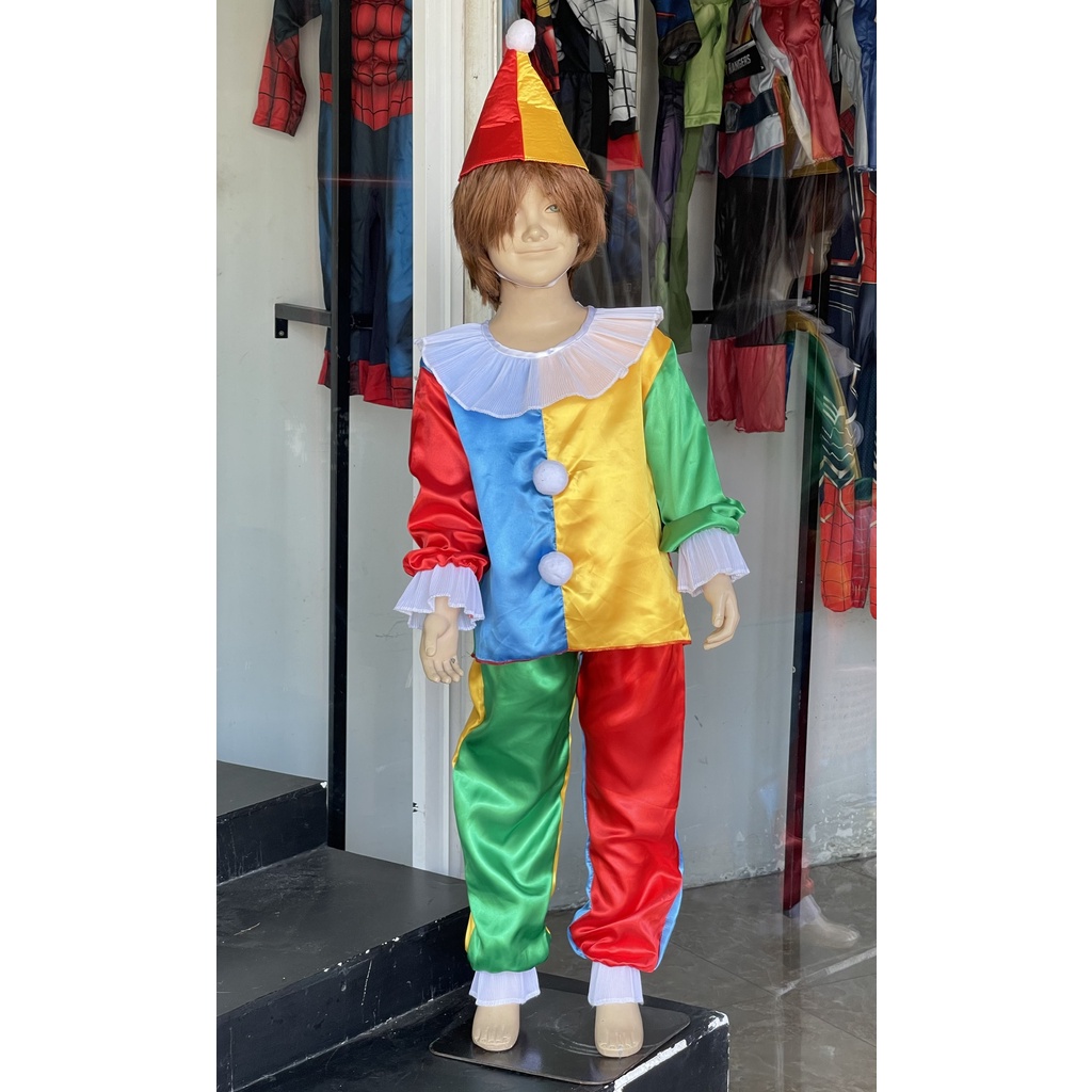 HM1119 Bộ Hóa Trang Chú Hề Clown Costume Kèm Nón