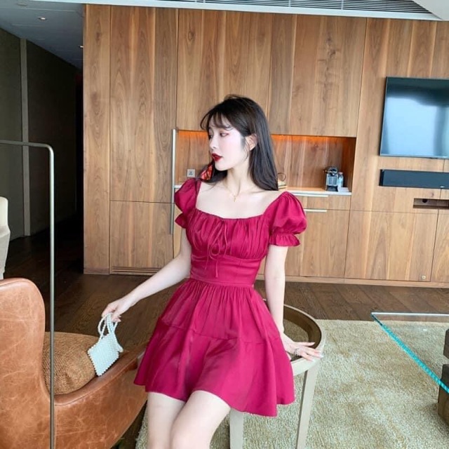 SET ÁO TAY PHỒNG CHÂN VÁY XOÈ