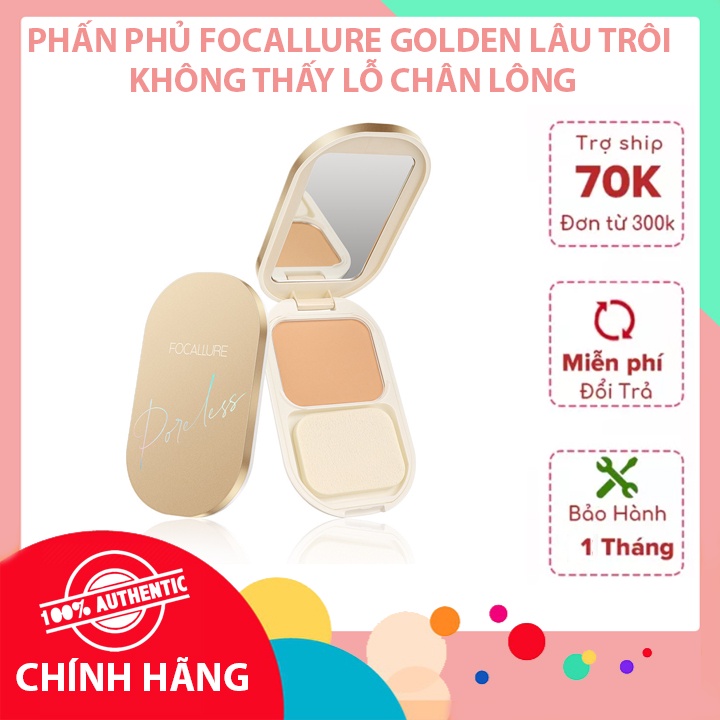 Phấn Phủ Focallure Golden Lâu Trôi Không Thấy Lỗ Chân Lông Mềm Mại Và Nhẹ 10g