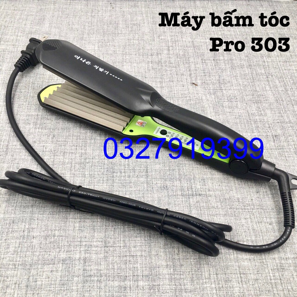 [Free Ship -Quà Tặng] Máy bấm tóc,dập xù cao cấp Hàn Quốc 5 sao Pro 303