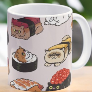 Cốc sứ Sushi Ba Tư Mèo Mug