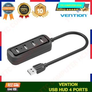 Vention usb hub | hub vention bộ chia usb chia 4 cổng usb2.0 tiện dụng cho máy tính - hàng chính hãng ttc computer hcm