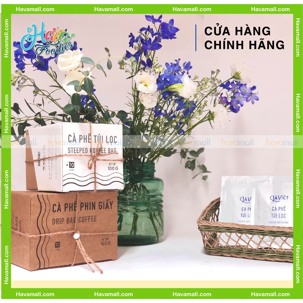 [HÀNG CHÍNH HÃNG] Cà Phê Phin Giấy Là Việt Hộp 100gr - Drip Bag Coffee