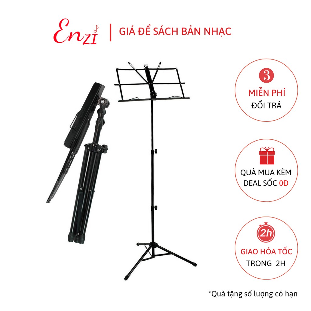 Giá để sách nhạc, bản nhạc tặng kèm bao đựng chất lượng Enzi
