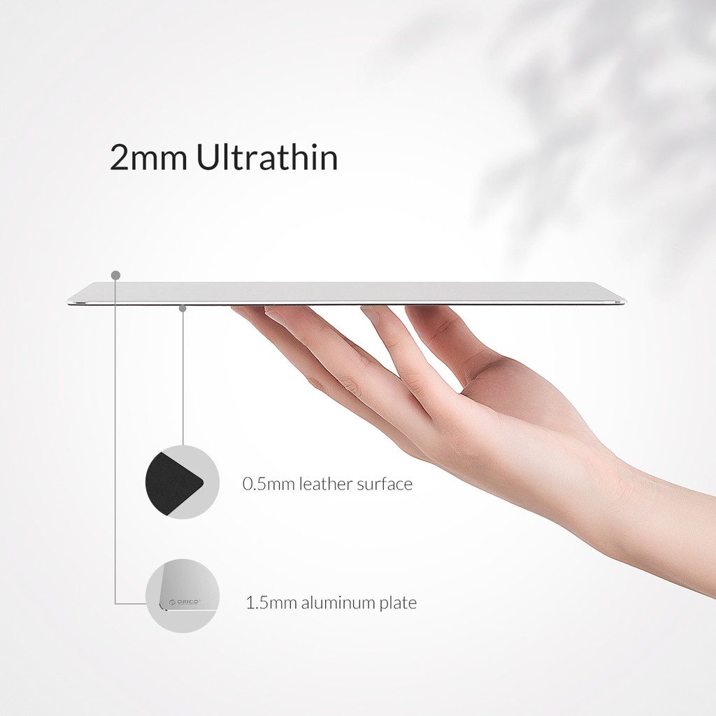 ORICO Tấm Lót Chuột Hai Mặt Bằng Nhôm Siêu Mỏng Chống Thấm Nước Nhanh Khô Tiện Dụng Cho Gia Đình/ Văn Phòng