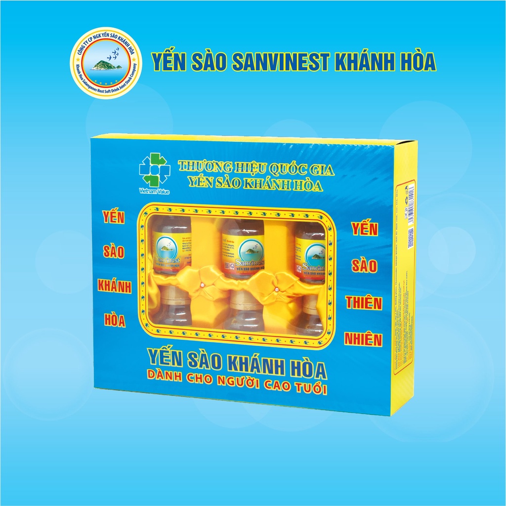 Nước Yến sào Sanvinest Khánh Hòa dành cho người cao tuổi đóng lọ 70ml