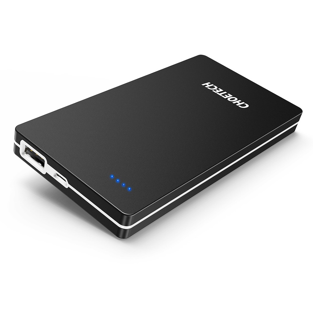 Pin Sạc dự phòng CHOETECH Ultra-thin Portable Charger Power Bank (10000mAh) - Bảo Hành Trọn Đời