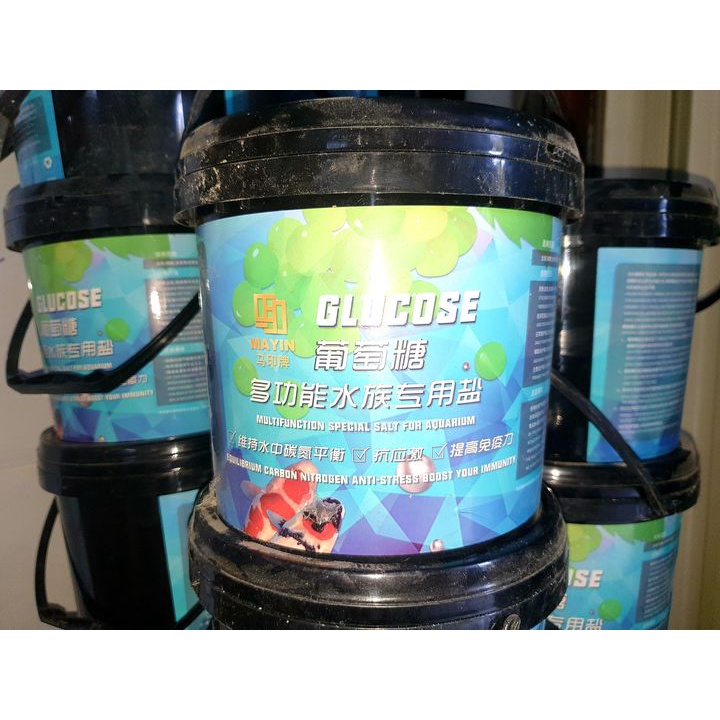 Muối MAYIN Sát Khuẩn, Giảm Ngộ Độc, Giảm Stress Cho Cá Gói 600g, Hộp 2.6kg