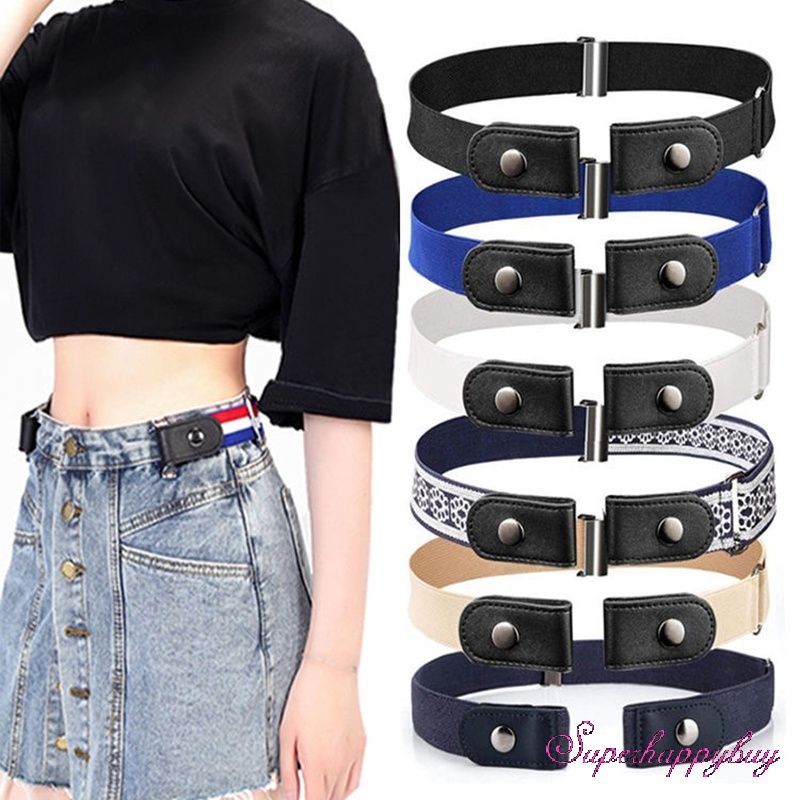 Thắt Lưng Đa Năng Nhiều Màu Sắc Có Thể Điều Chỉnh Thoải Mái Không Để Lại Dấu Vết